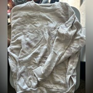 American Eagle Outfitters Cream Camo Sweatshirt
